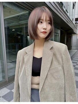 韓国/ハイレイヤーカットバタフライカットミニボブレイヤー仙台