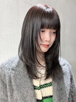 スレイ(SLAY) purple color×layer cut