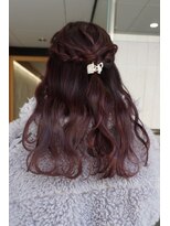 シィーム(cime)&nbsp;ヘアアレンジ　ハーフアップ