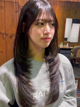 ルアン 大分駅店(ruen) レイヤーカット/透明感カラー/髪質改善トリートメント