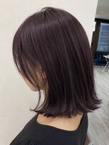 イソラブル(ISOLA-blu) ブリーチなしで叶える艶感カシスパープルボブ