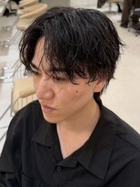ニコ トウキョウ ヨコハマ(nico) シャドウパーマメンズメッシュメンズパーマ波巻きパーマ韓国ヘア