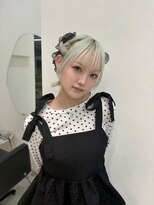 ワンズミラー 原宿(ONE's MIRROR)&nbsp;ハッシュカットグレージュデザインカラーツートンカラー原宿駅