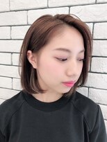 アドラーブル 松崎店(adorable) 【adorable】さらつやしっとりストレート×インナーカラーボブ