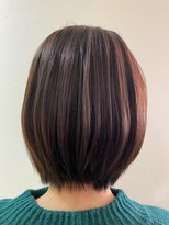 ビューティーヘアサロン アングル 八戸ノ里店(Beauty Hair Salon angle)&nbsp;艶のあるしなやかなストレートボブ