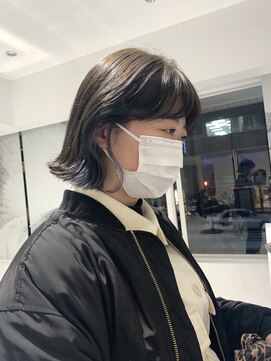 ニュートン(NEWTON) 【NEWTON×川島】ラベンダーブルーのインナーカラー