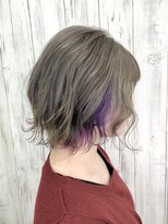 アンダーバーホワイト 南海難波店(_WHITE)&nbsp;インナーカラーボブ