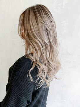 アルバム 渋谷パルコ(ALBUM) バレイヤージュ_チェリーブラウンフェミニンロング_ba358642