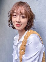 オーブ ヘアー ルアナ 広島横川店(AUBE HAIR luana) 20代・30代_ミルクティーブラウン_ボブパーマ