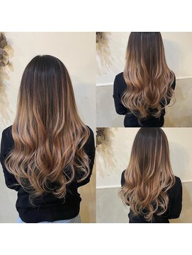 ボアップ 松山店(boappu) #プルエクステ #ハイトーン #カラー #ロング #ベージュ