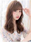 ★レトロガーリーカシスピンクフェミニンロング20代30代40代★9