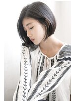 美容室エムジェイ(MJ) 前下がりショートボブ
