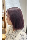 【ラベンダーアッシュ×ミニボブ】