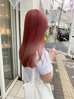 シエル バイ ケンジ 登戸 生田(CIEL by KENJE)&nbsp;【ブリーチあり】チェリーピンク