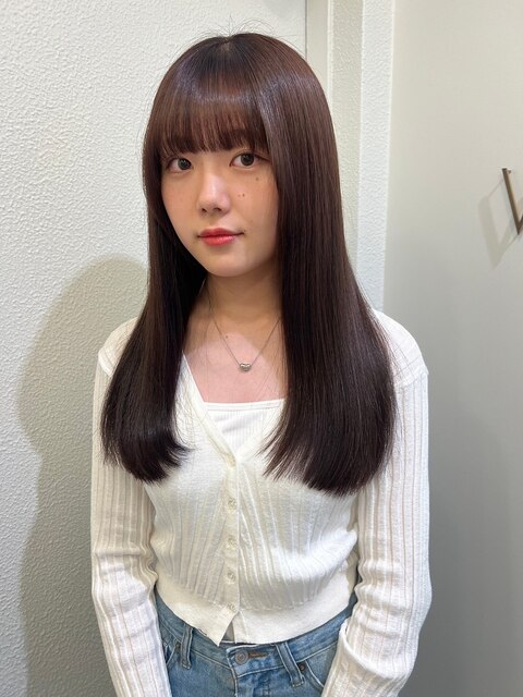 【YU_KA】髪質改善トリートメント×チョコレートカラー