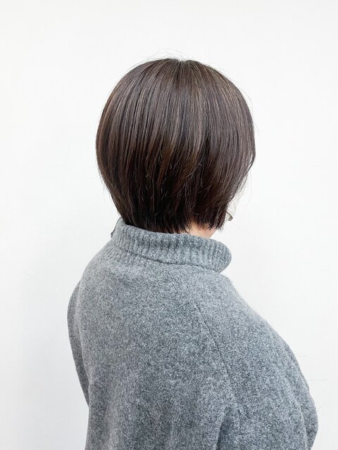 《TOPHAIR 玉島店/ もも》シンプルショートボブ