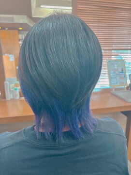 プレッソヘアー Presso hair インナーカラー ムラサキ