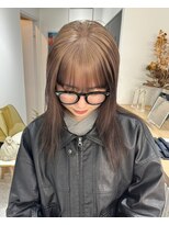 ペレ 渋谷(PELE)&nbsp;切りっぱなしボブ/エアリーロング/美髪/ピンクブラウン/渋谷