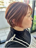 大人可愛いショートボブ