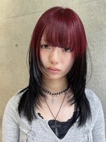 キャロルガーデンズ ボコカ 表参道(Carroll Gardens bococa)&nbsp;レイヤー ワインレッド ルーツカラー 【azu】