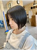 ショートボブ ミニボブ ぱつっとボブ ぷつっとボブ