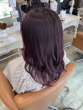 ビズヘアー プチ(bisou hair petit) 透明感カラー