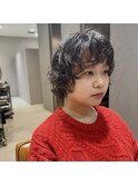 ＠マッシュウルフパーマ