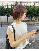 木村美容店&nbsp;［木村美容店］　ピンクラベンダー　ダブルラインカット