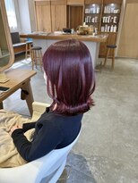 フラム(fulam)&nbsp;ブリーチ無しレッドブラウン