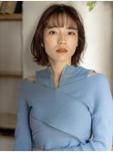 レイヤーカットレイヤーボブぱっつん前髪ひし形ボブボブ