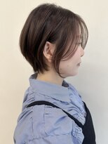 セイドット リー(Say. Ree)&nbsp;say.ホワイトグレージュウルフチェリーブラウン地毛風ストレート