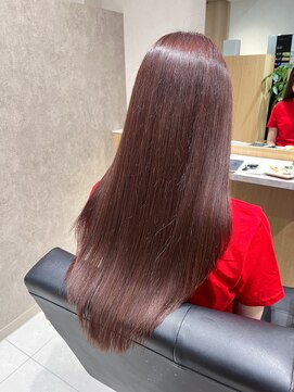 ニカ ボーテ(Nika beaute) ロングレイヤー×ピンクベージュ