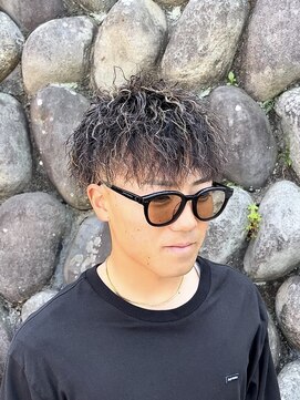 ヘアーパークキューブ ツイストメッシュ＋フェード