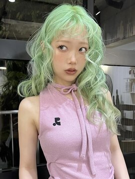 ラキング ギンザ トウキョウ(LAKING GINZA) くびれヘア/アプリコットオレンジ/夏/ハイライトカラー[銀座駅]