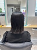 切りっぱなし/ボブ/ミディアム