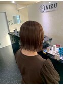切りっぱなしボブ