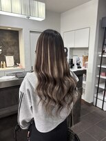 ガルボヘアー 桟橋店(garbo hair)&nbsp;ハイライトプルシールエクステ高知美容院