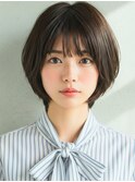 30代40代50代絶壁解消ひし形小顔前下がりショートボブ【越谷】