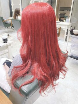 デイズ(days) レッドカラーブリーチダブルカラー/赤髪