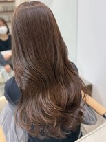コース(co-th.)&nbsp;ベージュブラウン艶髪イルミナカラー×小野ふゆり