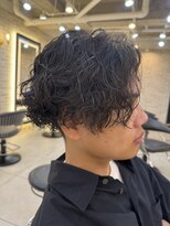 Men's OR 大宮/メンズサロン/ケアブリーチ/メンズカット/メンズパーマ/曲がる縮毛矯正&nbsp;縦落ちツイストスパイラルパーマ