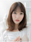 レイヤーカット/ミルクブラウン/ラテブラウン/無造作/透明感g