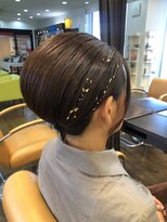 プランタンアヴェダ(printemps AVEDA)&nbsp;ベリーショートのアップヘア