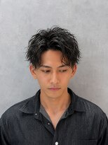 メンズ ラピス(Men's Lapis)&nbsp;スパイラルパーマ　センターパート