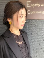 ヘアアンドビューティー クローバー(Hair&Beauty Clover)&nbsp;およばれスタイル/アッシュオリーブ