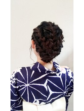 ネオリーブチノ 登戸店(Neolive cino) neolive cino   編み込みヘアアレンジ☆