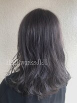 ヘアーワークス ジジ(HAIR works JIJI) 透明感ブルーグレージュ