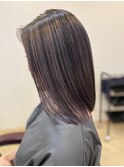 ☆最先端のオシャンティー☆ピンクシルバーバレイヤージュ