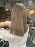 #黒髪#ボブルフ#ネビージュ#小顔#ワンレン