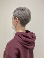 モヅ美容室 チェルム 四日市店(MOZ美容室 cheRm) ジェントルショート×シルバーグレージュ